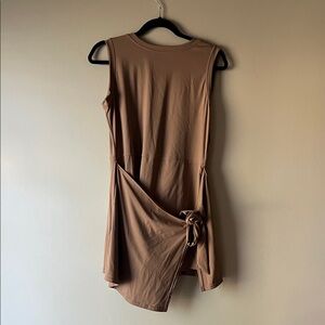Athletic Tan Sleeveless Dress
